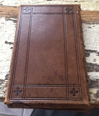 1850 Antique Book of Common Prayer Sacraments - leather binding - G.  E.  Eyre 3