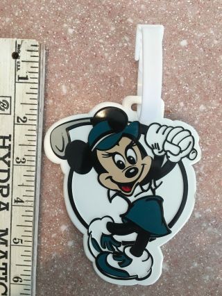 Vintage Rare Minnie Mouse Walt Disney Golf Bag Tag