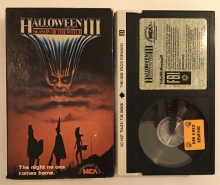 Halloween 3 Season Of The Witch (1982) Betamax Horror Rare John Carpenter (Beta) 3
