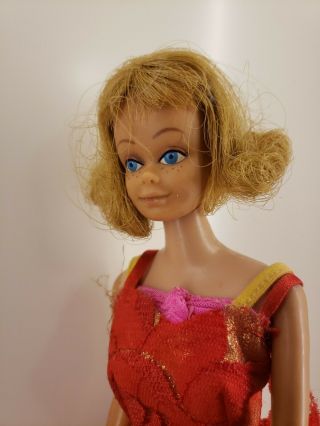Vintage 1962 Midge Barbie Doll Mattel w/ Clothes Accessories 3