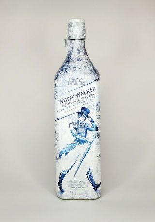 Johnnie Walker White Walker Rare Game Of Thrones Limited Edition Bottle With Top