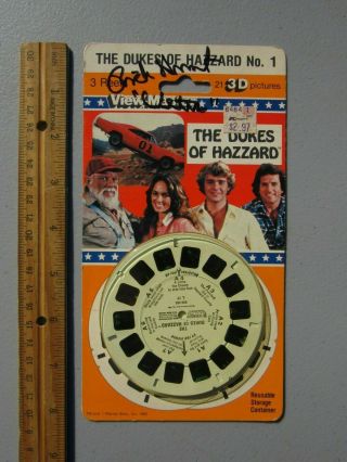 Rare 1980,  Dukes Of Hazzard,  View Master Reels,  Signed " Cooter & Cletus "