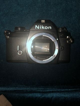 Vintage Rare Nikon Em 35mm Film Camera Body Made In Japan