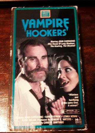 Vampire Hookers Horror Sov Slasher Rare Vhs Big Box Slip Cult