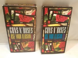 Guns N Roses Use Your Illusion World Tour In Tokyo Concert Vol 1 2 Vhs Rare 1992