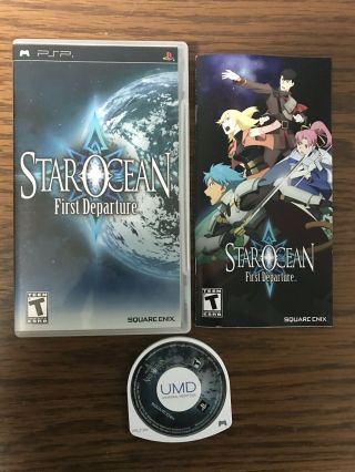 Star Ocean: First Departure Sony Psp.  Playstation Portable.  Rare.  Cib