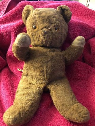 Vintage 1940 Teddy Bear Made By The Ideal Novelty & Toy Co.