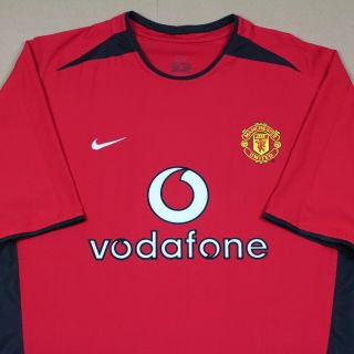 Manchester United 2002 2004 Home Shirt Rare (l)