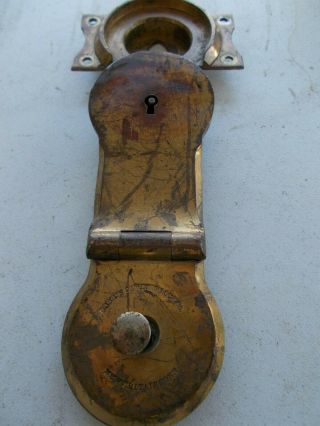 Antique Steamer Trunk Parts (corbin Brass Lock No/key