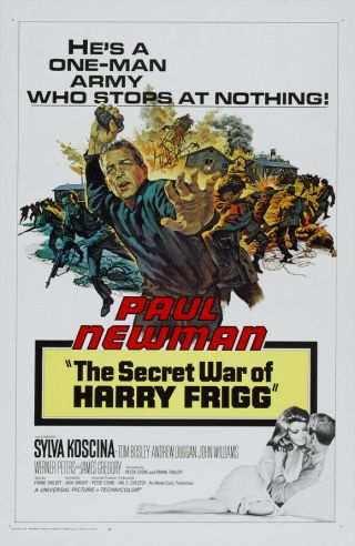 Rare 16mm Feature: Secret War Of Harry Frigg (i B Technicolor) Paul Newman