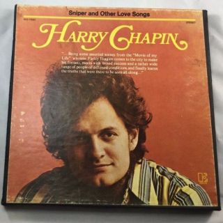 Rare 7 - 1/2ips Harry Chapin Sniper & Other Love Songs Reel Tape Guaranteed