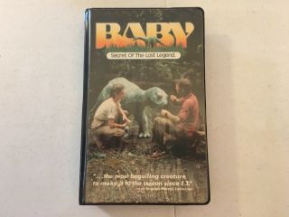 Baby Secret Of The Lost Legend Vhs Movie Film Tape Clamshell Dinosaur Rare