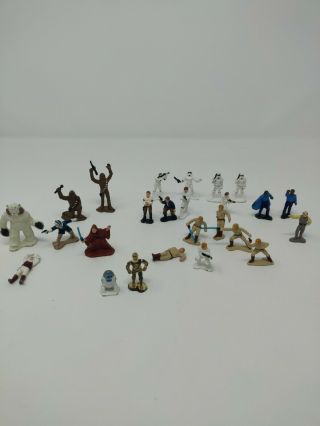 25 Rare Vintage Star Wars Action Figures Die Cast Metal Miniature Lfl 1982
