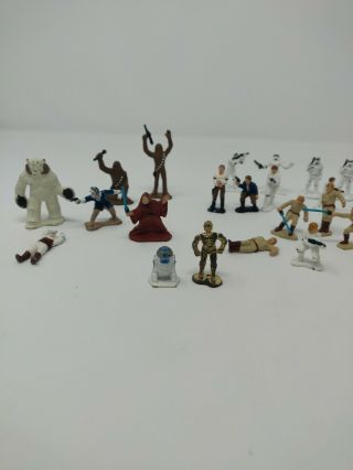 25 Rare Vintage Star Wars action figures die cast metal miniature LFL 1982 2