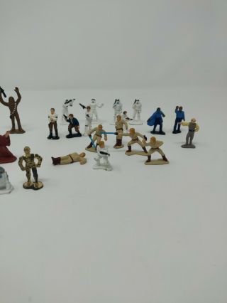 25 Rare Vintage Star Wars action figures die cast metal miniature LFL 1982 3