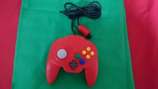 Rare Nintendo 64 Hori Pad Mini Controller Red Japan