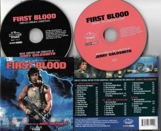 First Blood Ost Jerry Goldsmith Intrada 2cd Rare Oop