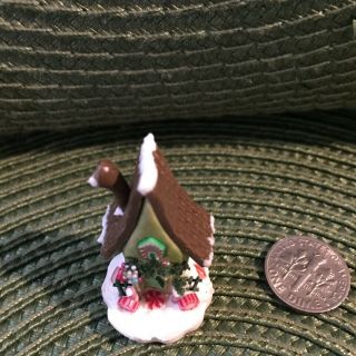 Handmade Miniature Peppermint Fairy House Vintage Ooak By O 