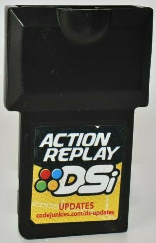 Rare Nintendo Dsi Lite Action Replay Yellow Label Good