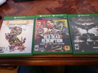 Red Dead Redemption Xbox 360 And Xbox One,  Rare Replay And Batman For Xbox One