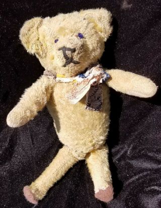 Antique 12 " Mohair Teddy Bear.  Needs Love