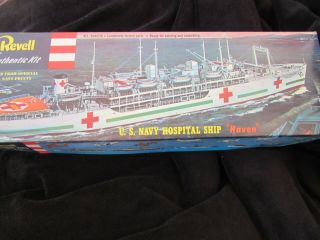 Revell Us Navy Hospital Ship " Haven " Model - - - 1955 Rare - Never Assembled
