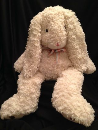Caltoy Cream Beige Large Easter Bunny Rabbit Plush Stuffed Animal 21 " Rare
