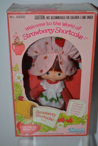 1980 Kenner Vintage Strawberry Shortcake Doll Mib Very First Edition Box Htf