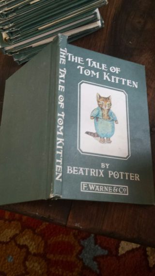 Beatrix Potter The Tale Of Tom Kitten - Book F.  Warne & Co Vintage Rare