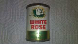 Rare Oil Can Bank White Rose Canada