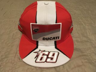 Ducati Corse Nicky Hayden Fitted Cap Hat Rare Motogp