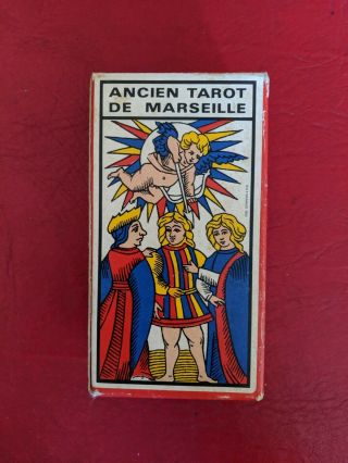 1963 Tarot Of Marseilles 78 - Card Deck Made In France Rare