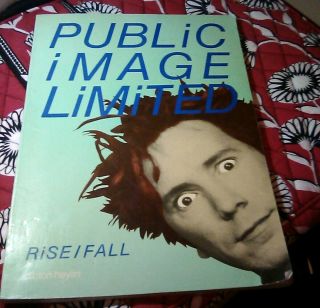 Public Image Limited - Rise/fall - Clinton Heylin - Rare Paperback Book - 1989
