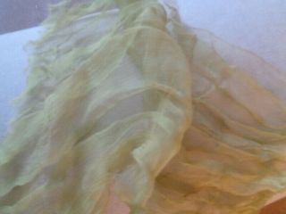 Whisp Of Sheerest Victorian Chiffon Fragment From A Victorian Bodice