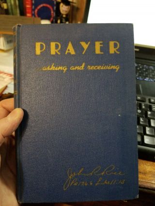 Rare 1944 John R.  Rice Prayer: Asking And Receiving Oswald J.  Smith Rec.