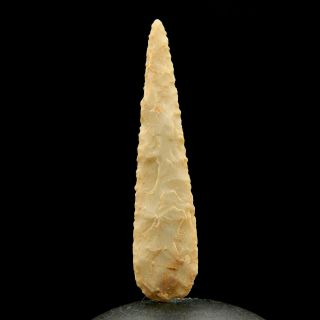 Ancient NEOLITHIC Flint ARROWHEAD - 39.  8 mm long - SAHARA 2