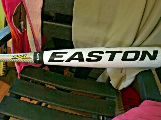 Rare Pre Owned Easton Xl2 Bb11x2 31/28 Bbcor Baseball Bat 2 5/8 " Re - Grip