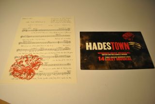 Rare Hadestown Packet Sent To Tony Voters - Broadway Musical