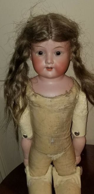 Antique A & M Armand Marseille 370 Bisque Head Doll Kid Body
