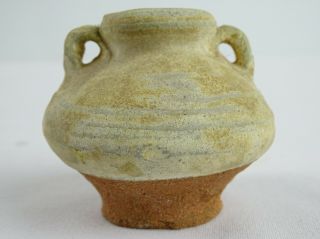 Rare Antique Chinese Early Ming Dynasty Celadon Glaze Medicine Pot C1400s