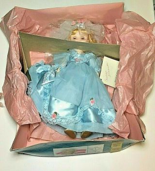 Vintage Maid Of Honor Blonde Doll W/ Blue Dress 14 " W/ Tag By Madame Alexander