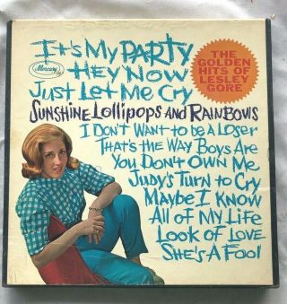 Rare The Golden Hits Of Lesley Gore Reel Tape Guaranteed 3 - 3/4ips Near