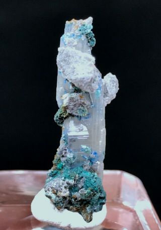 2.  4g Natural Linarite And Cerussite Crystal Rough Rare Mineral Specimen Guilin
