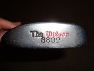 Wilson 8802 Golf Putter - 35 " - Grip - Rare Vintage Putter