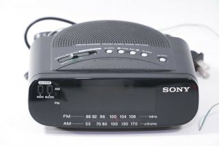 Sony Icf - C212 Dream Machine Fm/am Alarm Clock Radio Black (-)