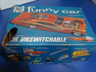 Rare Vintage Mpc 1967 Pontiac Gto Funny Car " Mr.  Unswitchable " Builder Kit