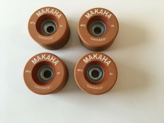 Nos Vintage Makaha Skateboard Wheels (set Of 4)
