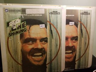 The Shining 2 Disk Ced Set Horror Rare Jack Nicholson Shelly Duvall