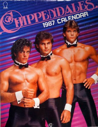 Vintage Chippendales Calendar 1987 Very Rare (collectors Item)