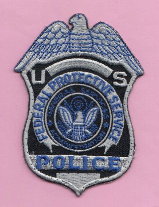 U24 2 Rare Fps Gsa Old Federal Police Patch Washington Dc Agent Dhl Protective